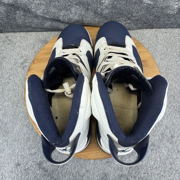 Air Jordan 6 Retro Shoes Mens Size 13 Blue Olympic Basketball Sneaker 308497-141 - Picture 5 of 10